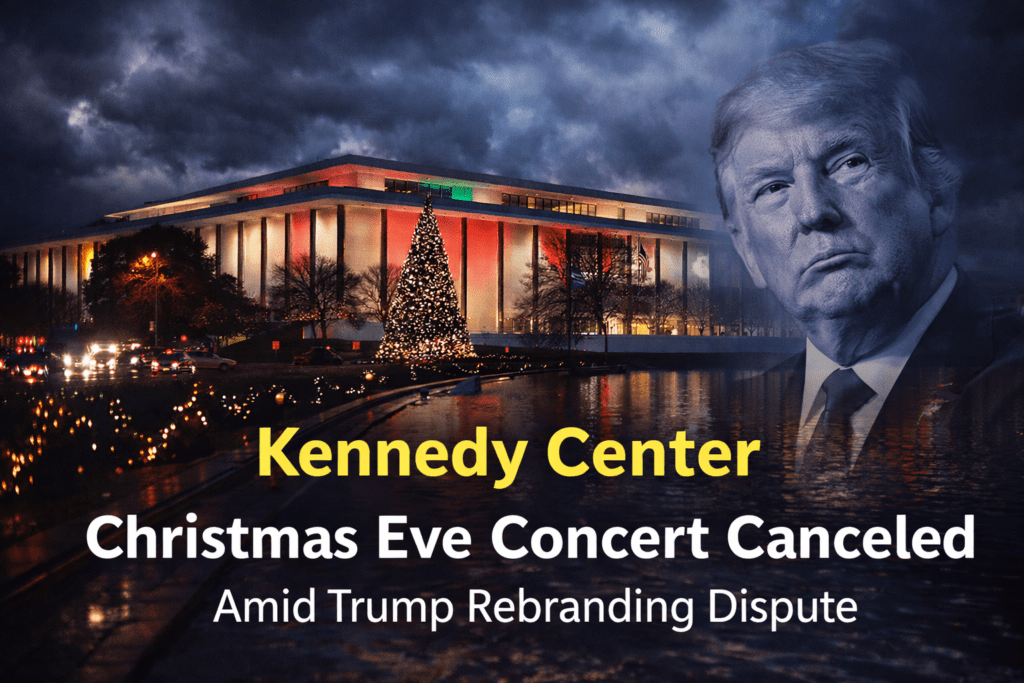 Kennedy Center Christmas Eve concert canceled