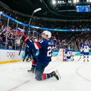 USA Hockey Olympic Semi-final vs Slovakia