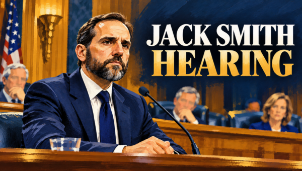 Jack Smith Senate hearing editorial illustration